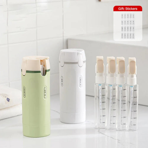 QuadFlow™ – 4-in-1 Travel Dispenser